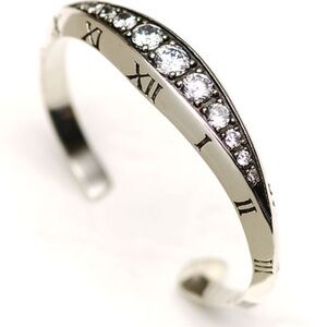 Saints numeral, sterling silver cuff